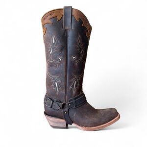 NWOT Brown Western Heeled Boots‎
